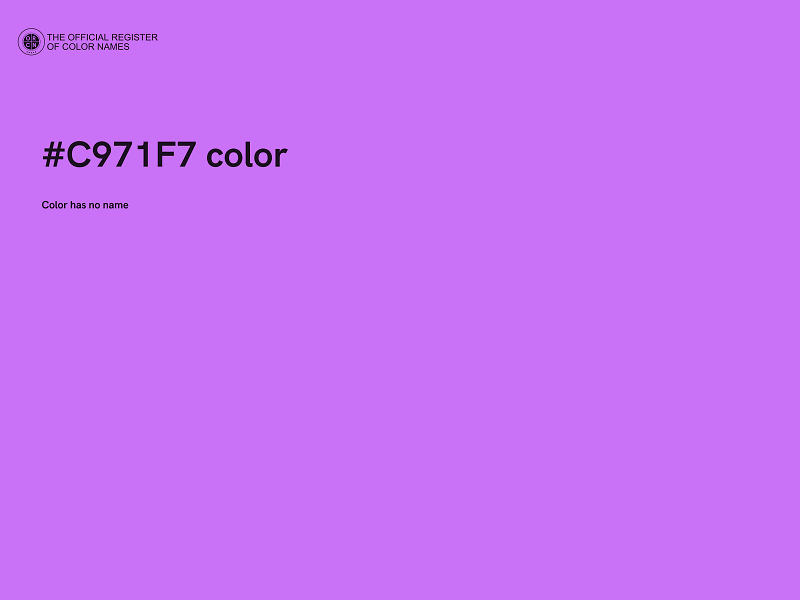 #C971F7 color image