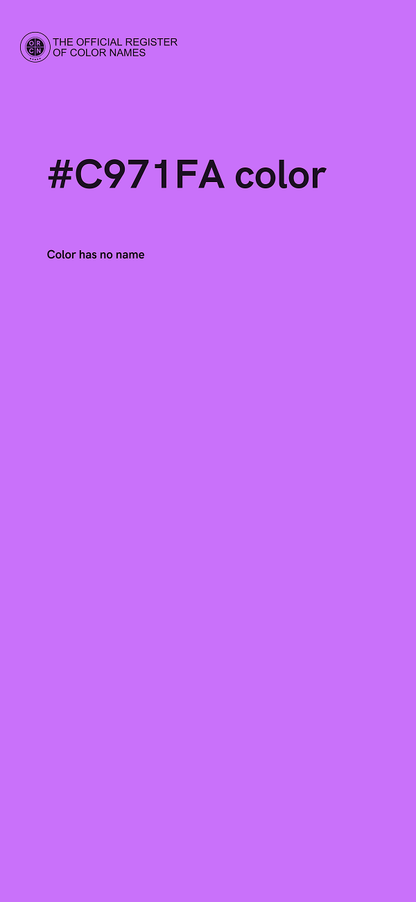 #C971FA color image