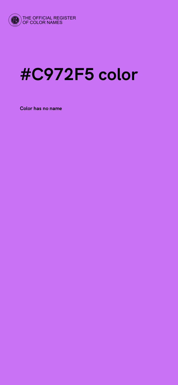 #C972F5 color image