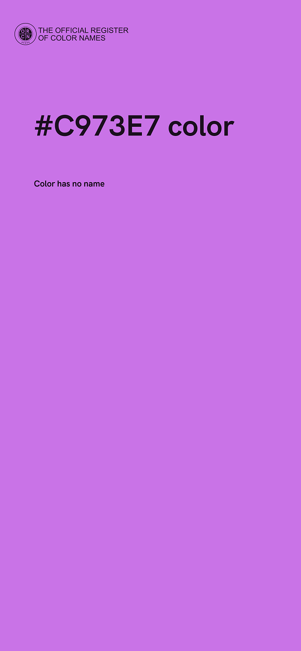 #C973E7 color image