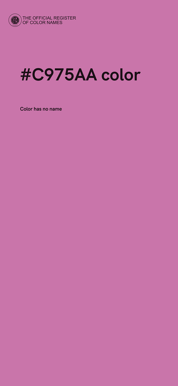 #C975AA color image