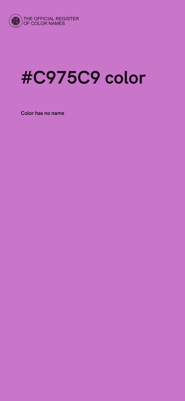 #C975C9 color image