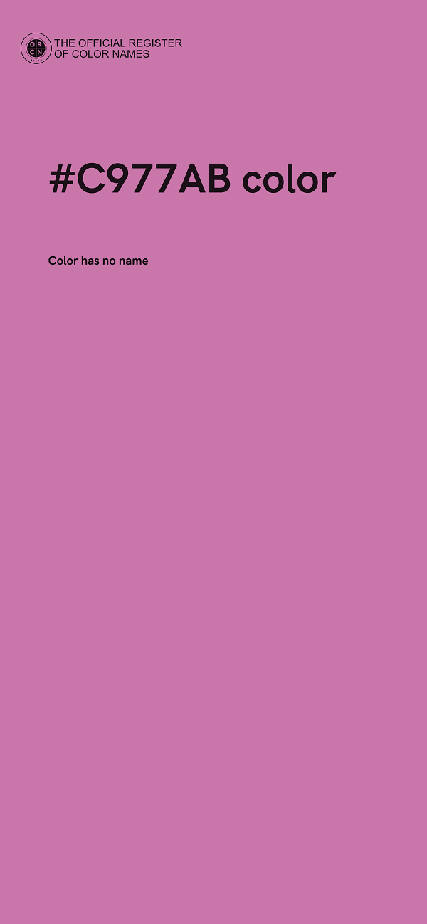 #C977AB color image