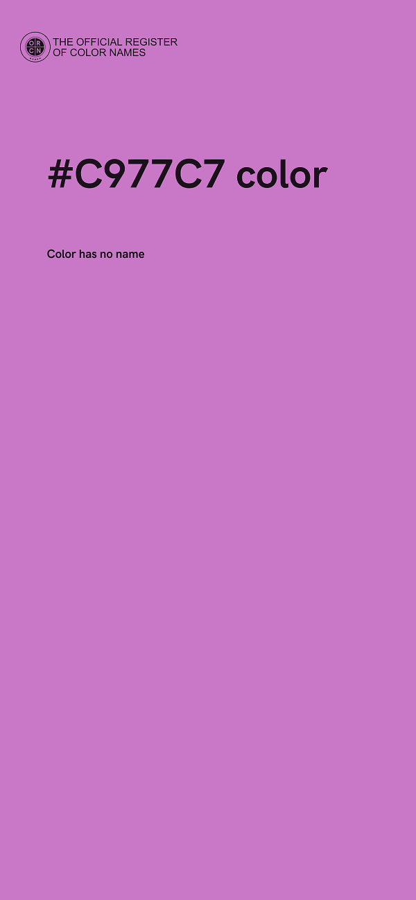 #C977C7 color image