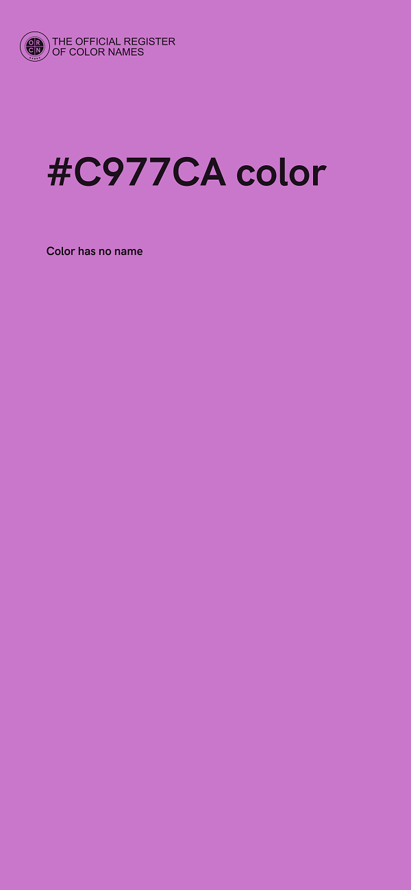 #C977CA color image