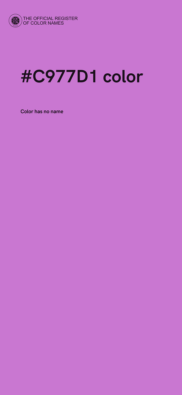 #C977D1 color image