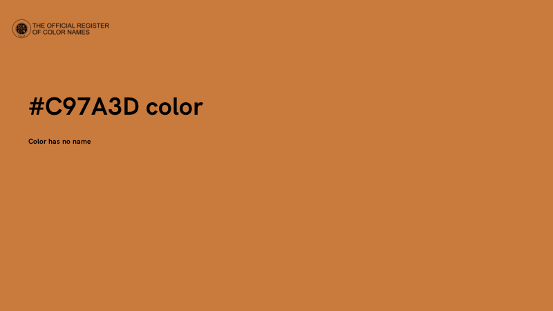 #C97A3D color image
