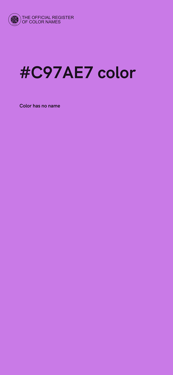 #C97AE7 color image