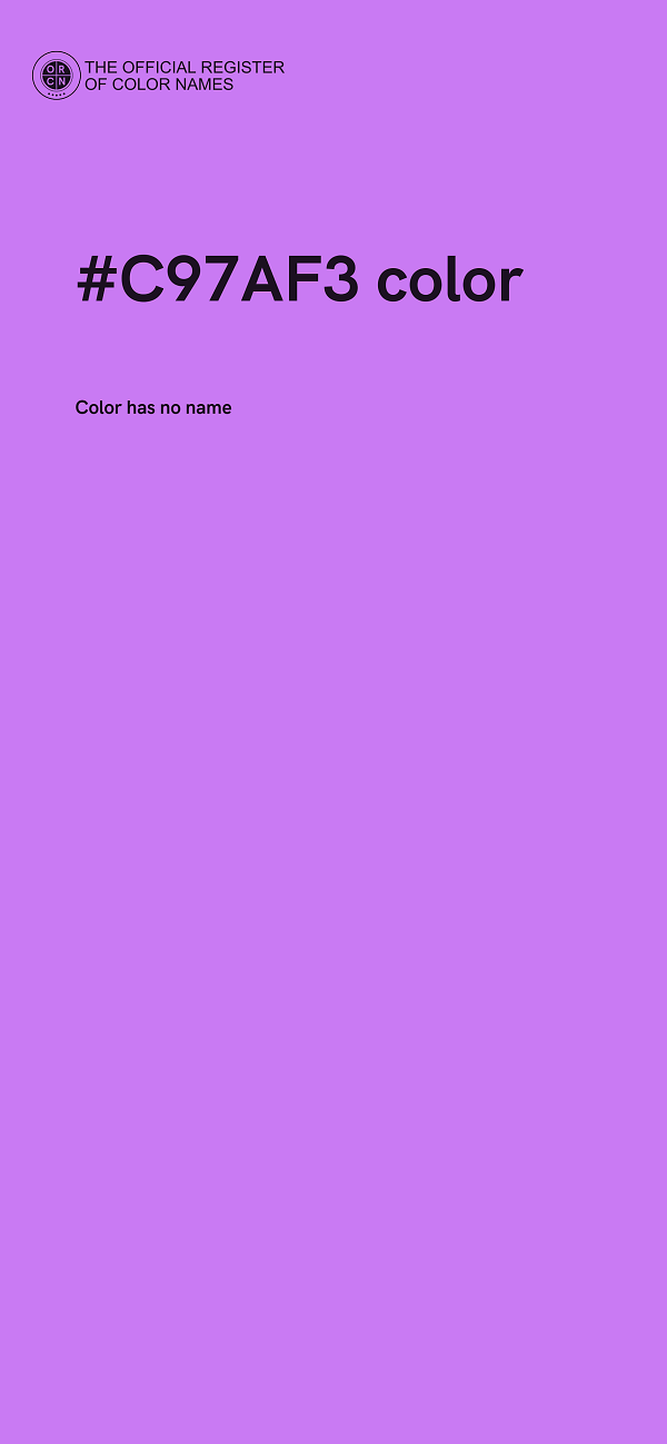 #C97AF3 color image