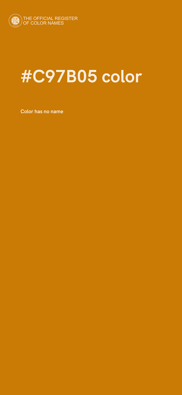 #C97B05 color image