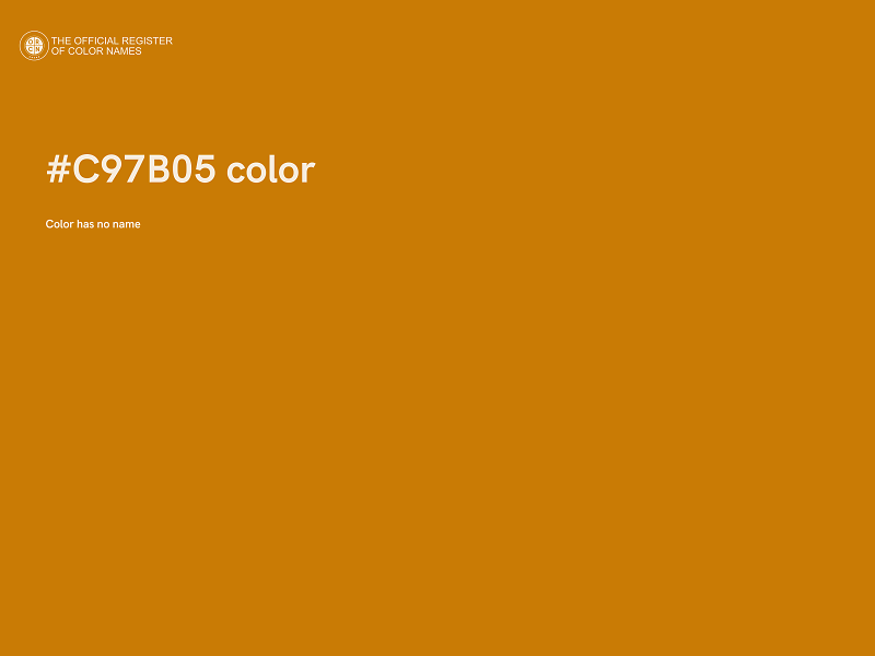 #C97B05 color image