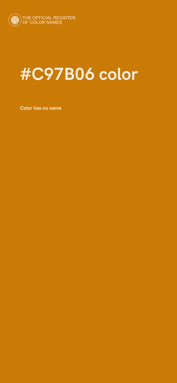 #C97B06 color image