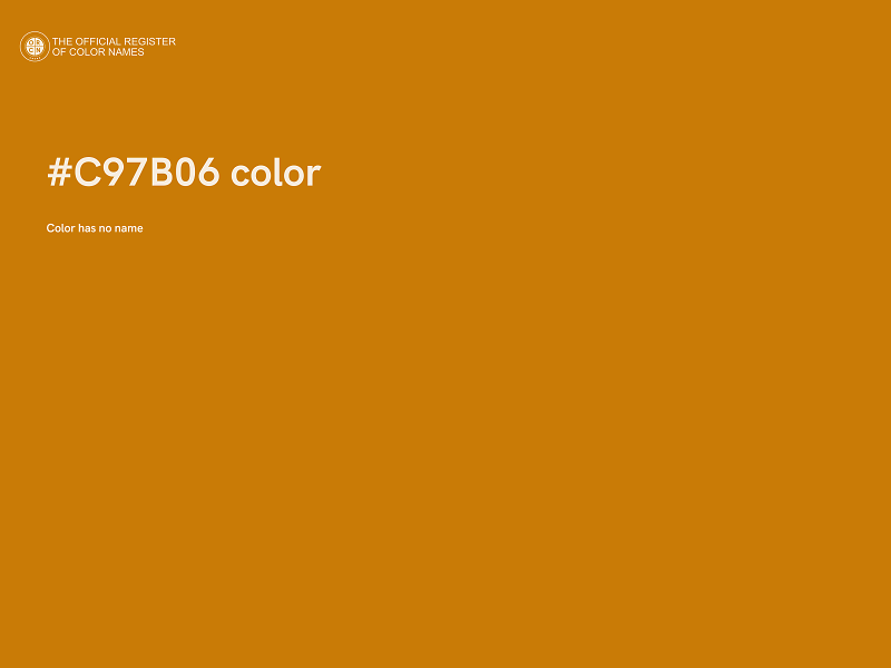 #C97B06 color image