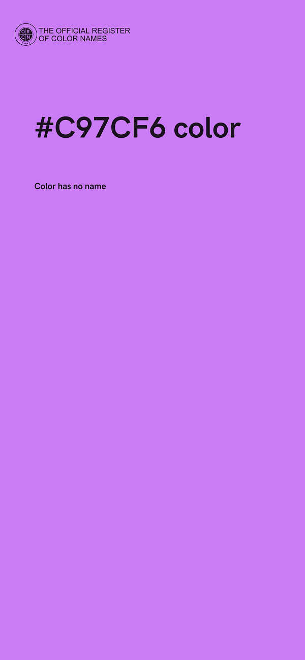 #C97CF6 color image