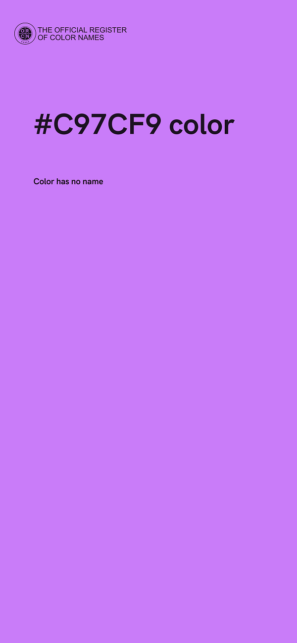 #C97CF9 color image