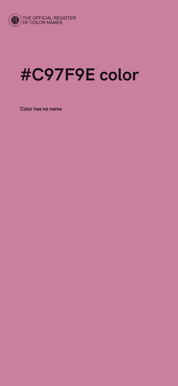 #C97F9E color image