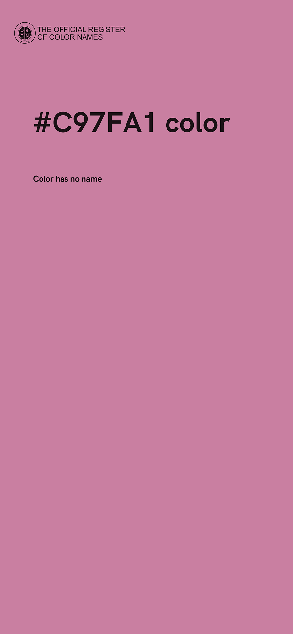 #C97FA1 color image