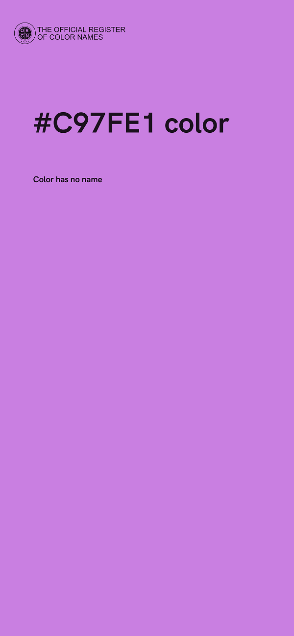 #C97FE1 color image