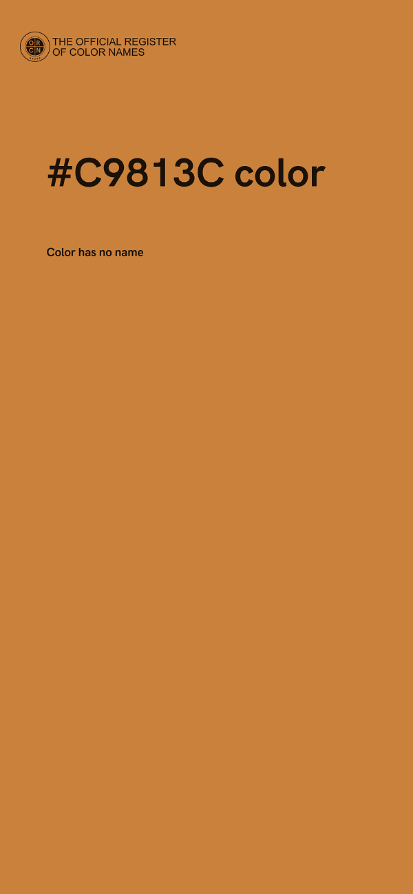 #C9813C color image