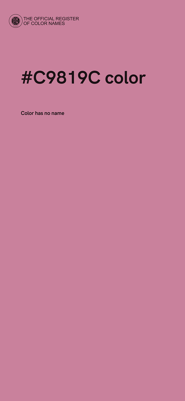 #C9819C color image