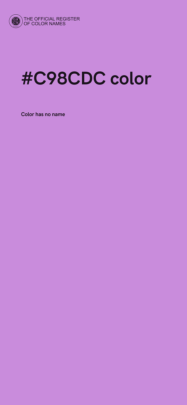 #C98CDC color image