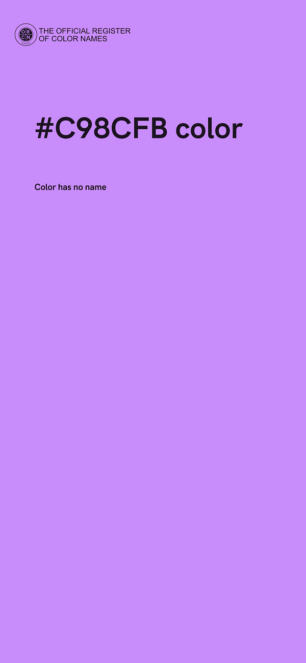 #C98CFB color image