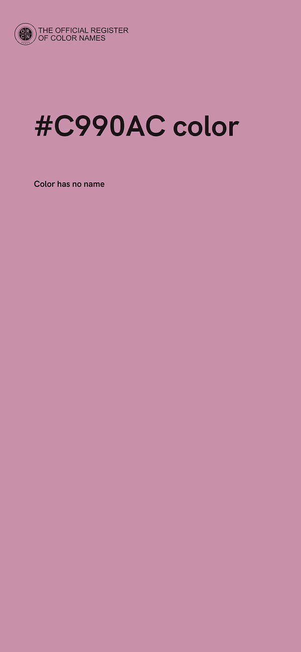 #C990AC color image