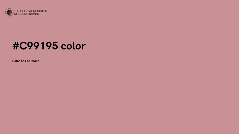 #C99195 color image