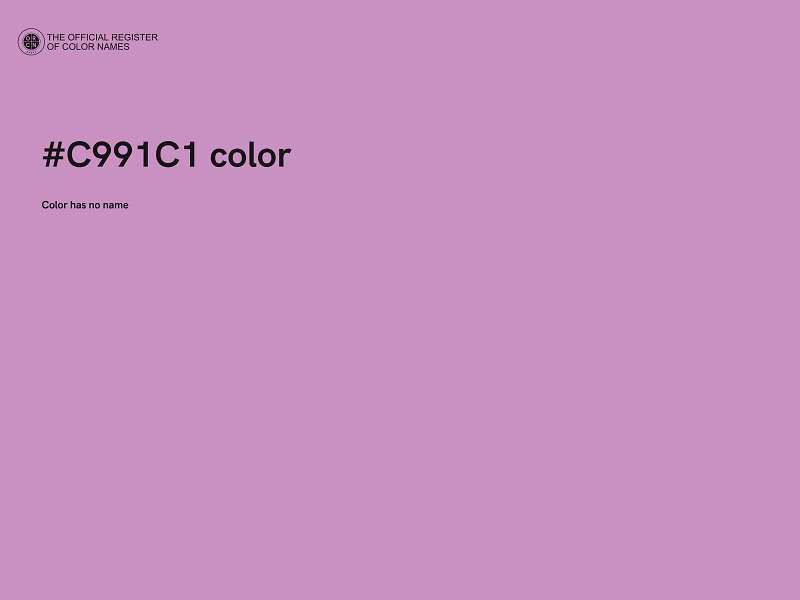 #C991C1 color image