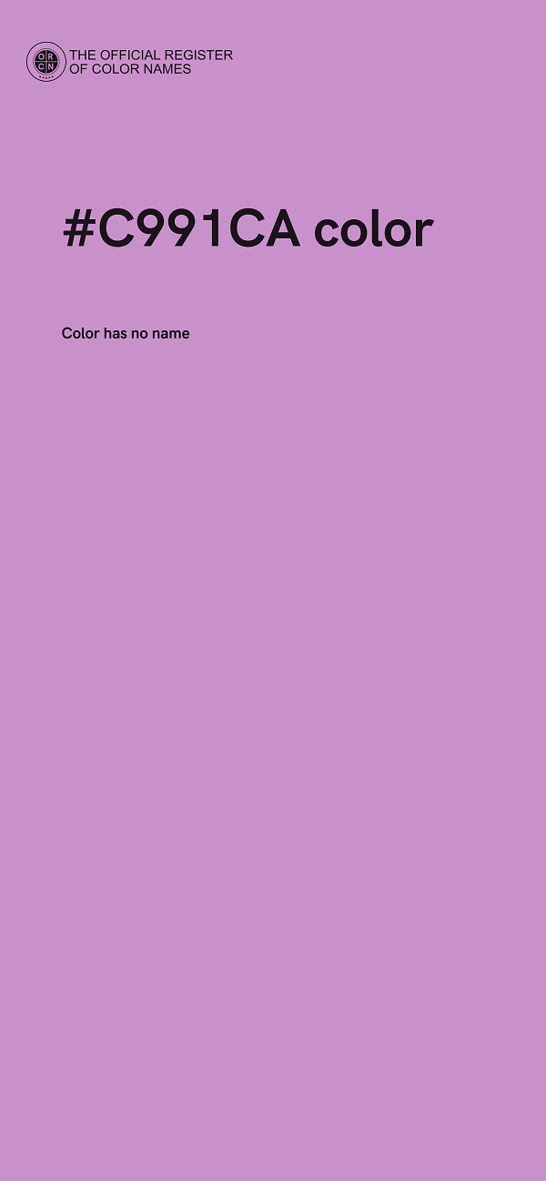 #C991CA color image
