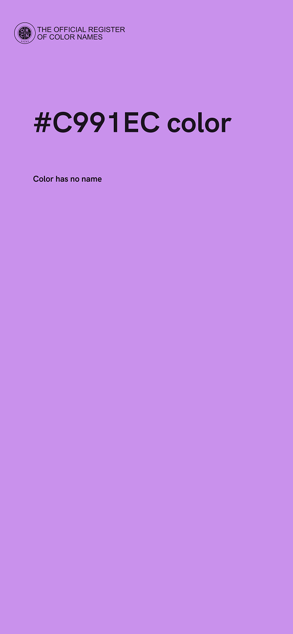 #C991EC color image