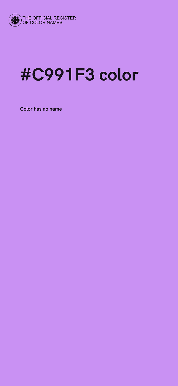 #C991F3 color image