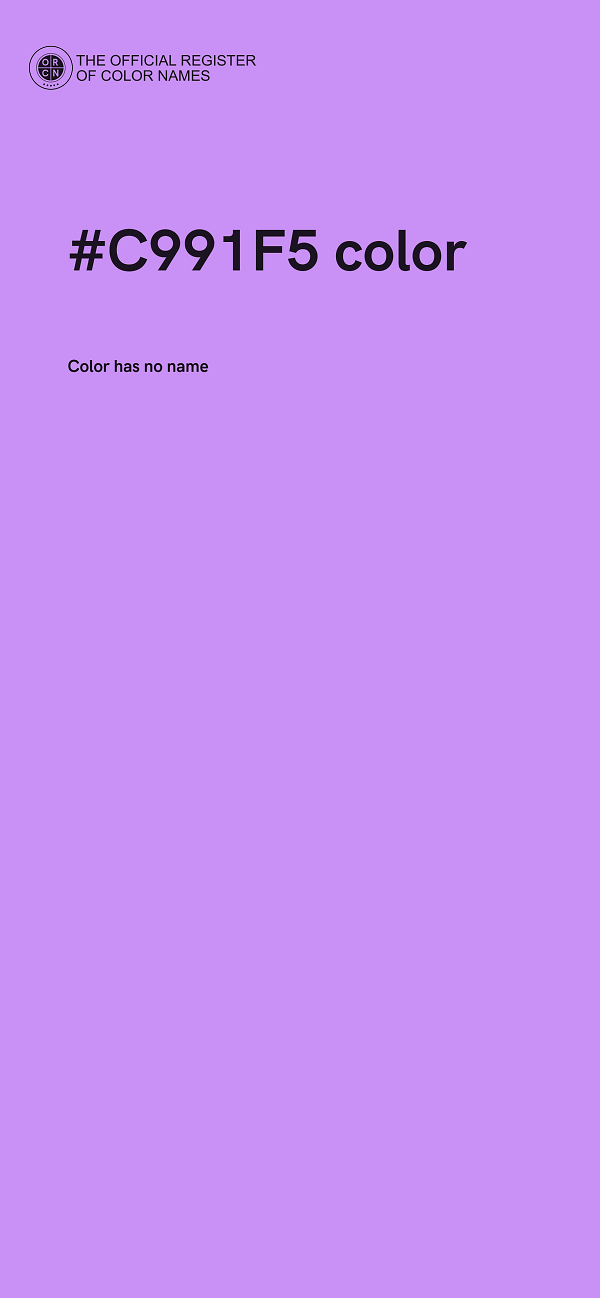 #C991F5 color image