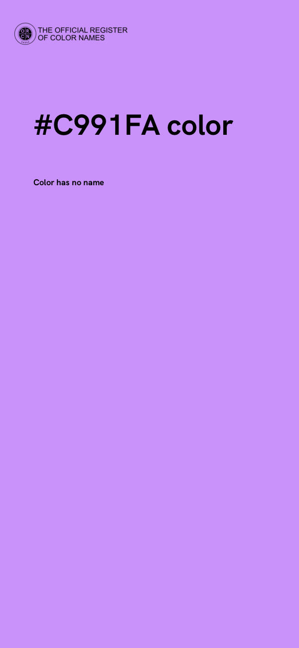 #C991FA color image