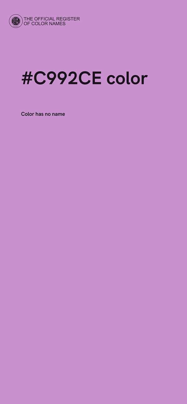 #C992CE color image