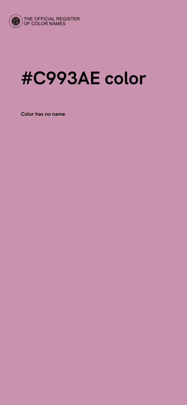 #C993AE color image