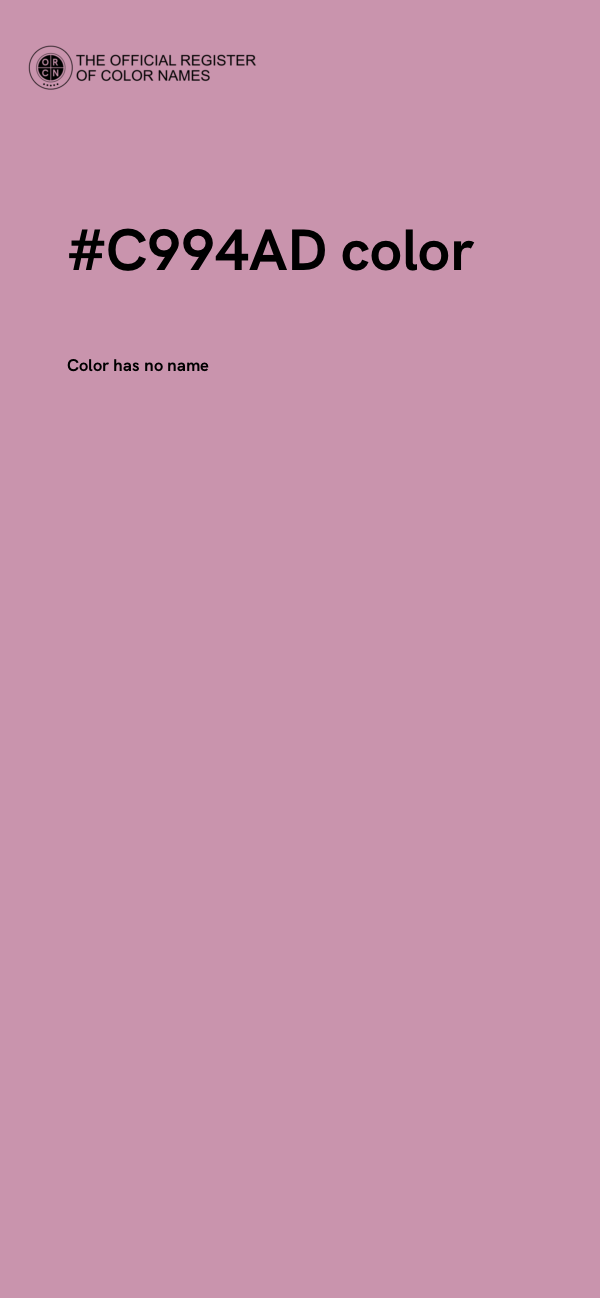 #C994AD color image