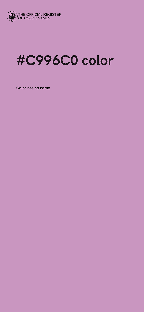 #C996C0 color image