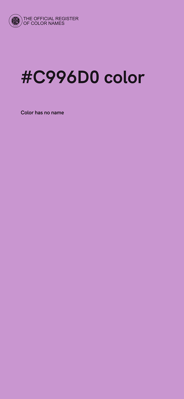 #C996D0 color image