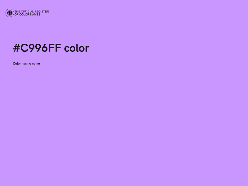 #C996FF color image