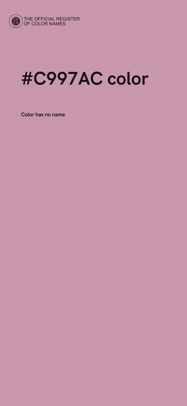 #C997AC color image