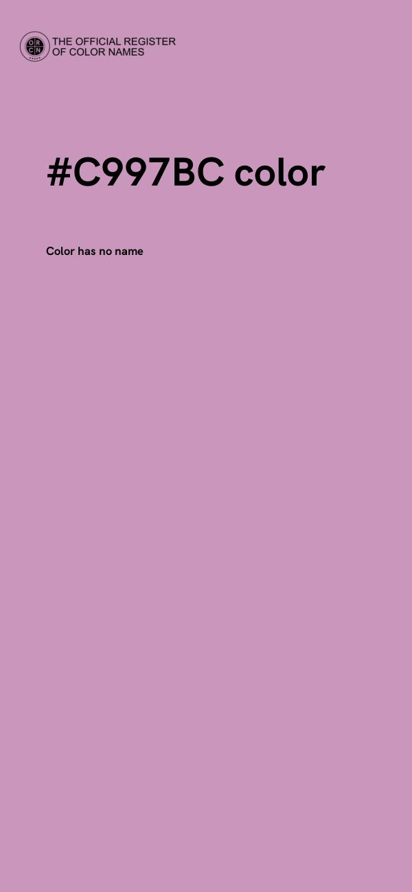 #C997BC color image