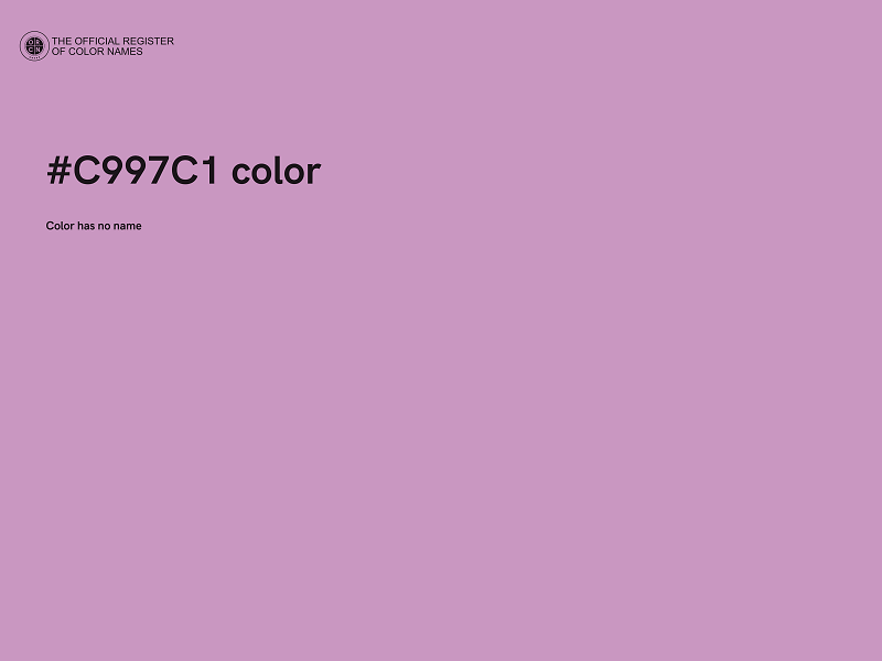 #C997C1 color image