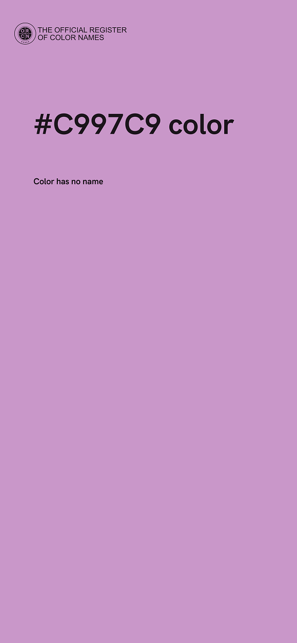 #C997C9 color image