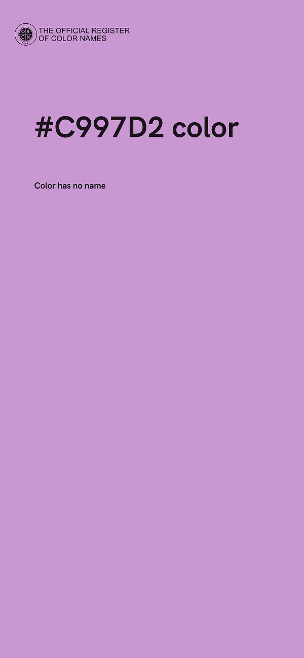 #C997D2 color image