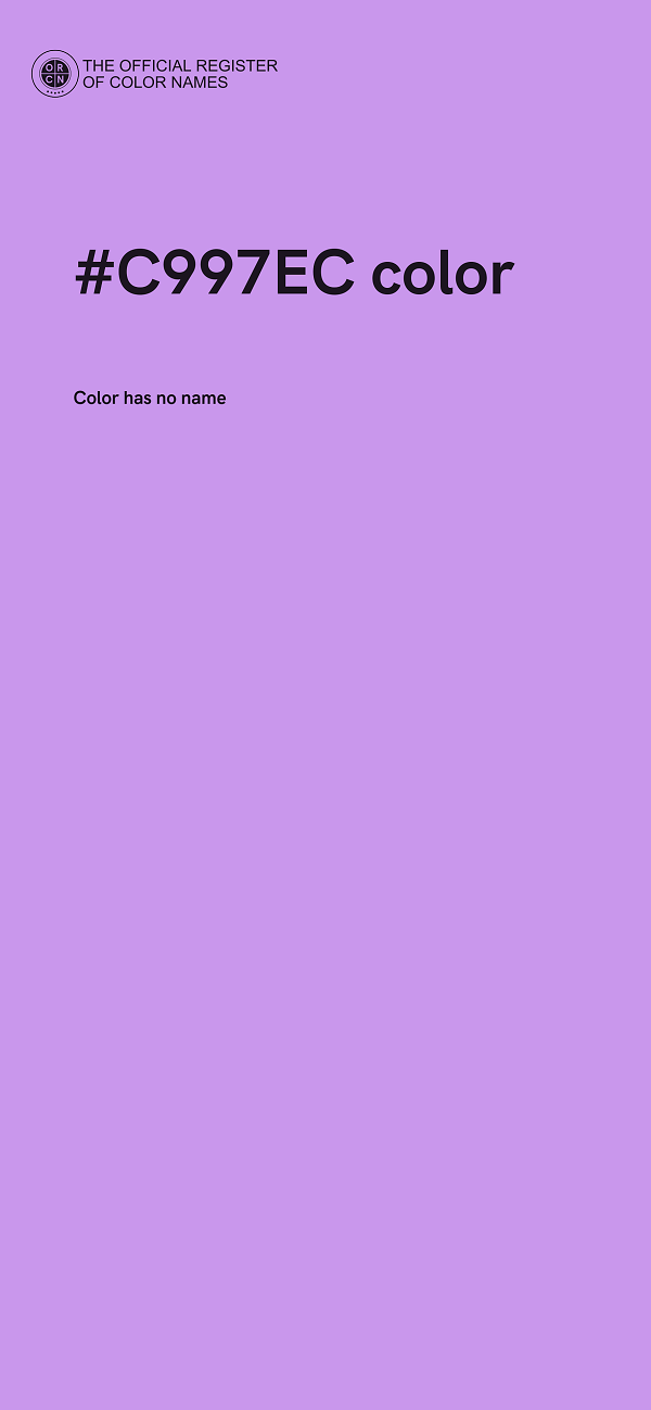 #C997EC color image