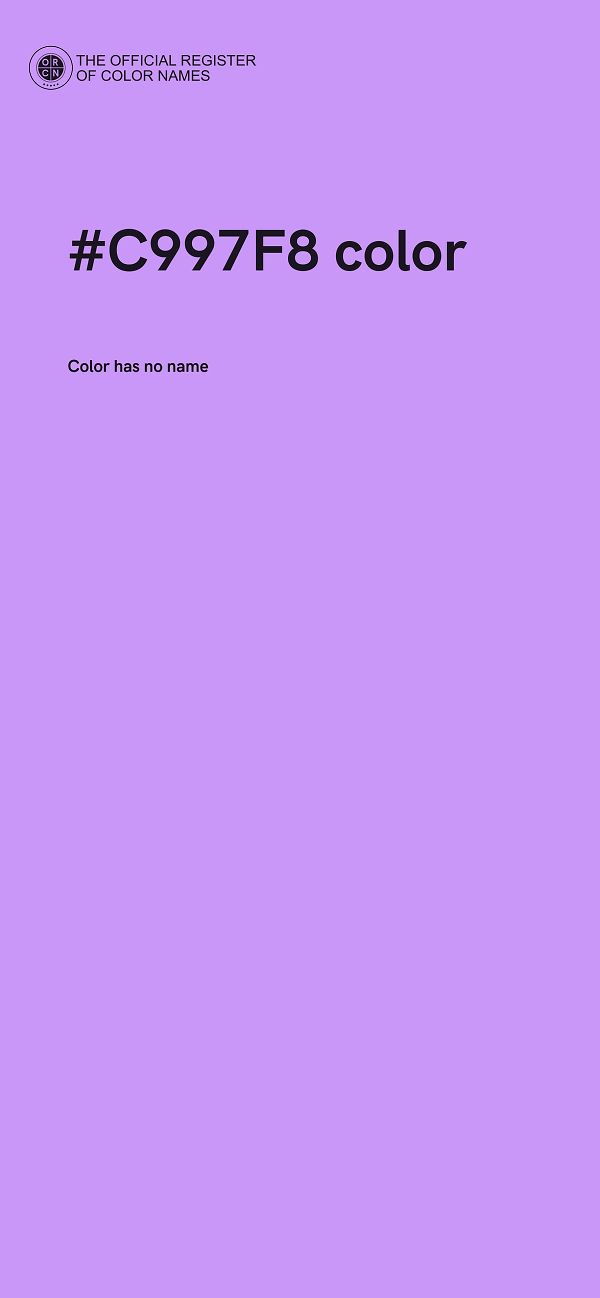 #C997F8 color image