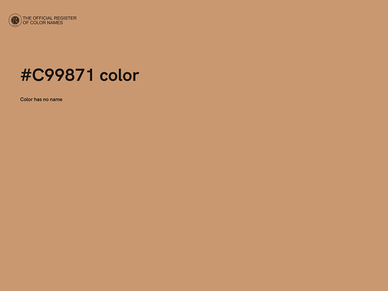 #C99871 color image