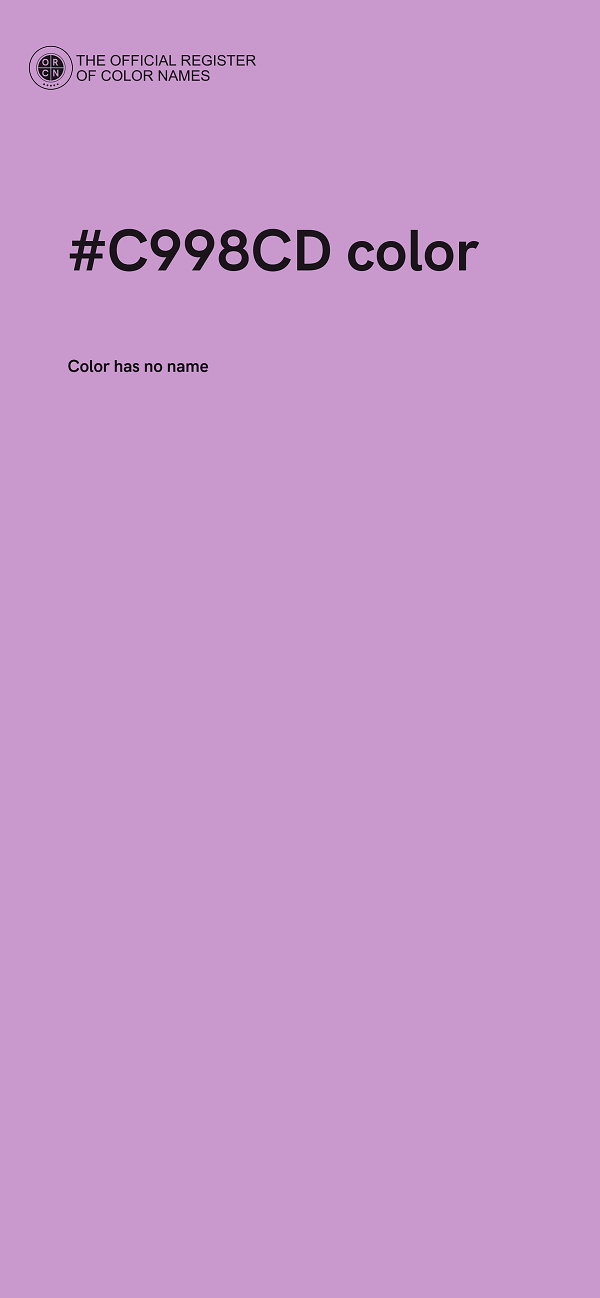 #C998CD color image