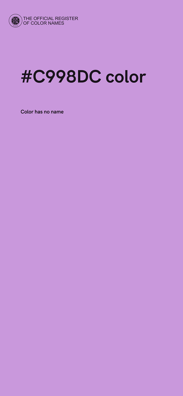 #C998DC color image
